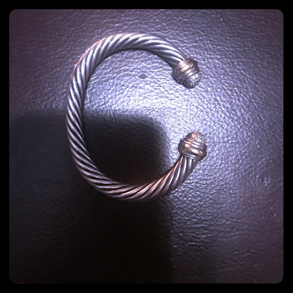 David yurman cable bracelet with diamonds